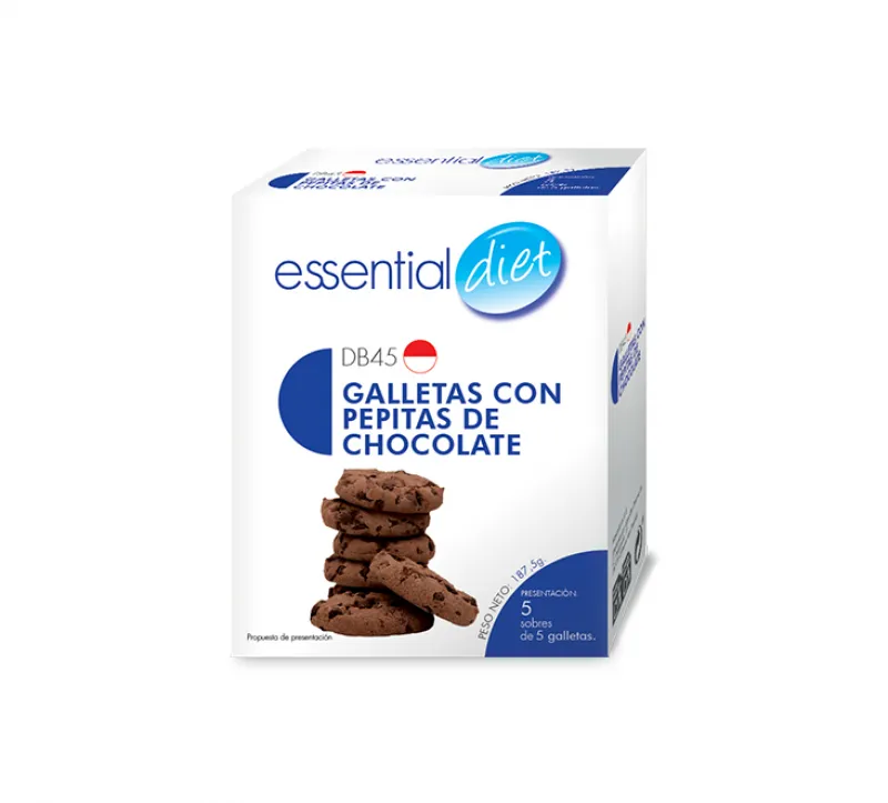 Galletas con pepitas de chocolate (5 raciones).-DB45