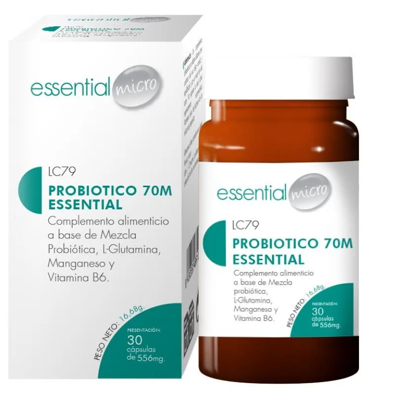 Probiótico 70M Essential (30 cápsulas)-LC79