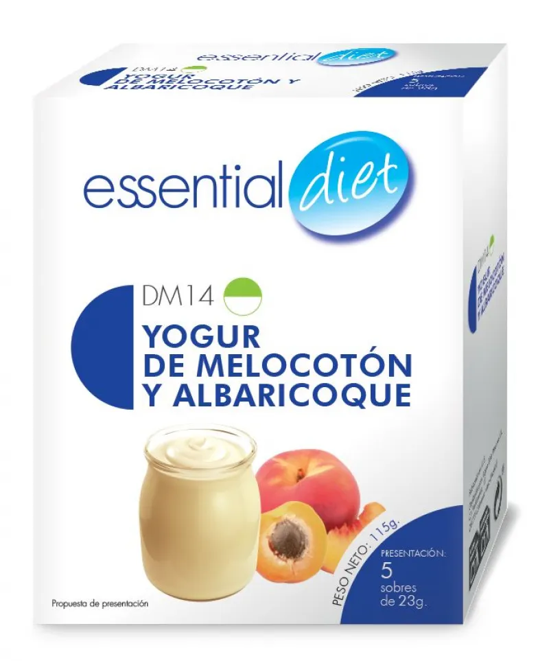 Yogur melocotón-albaricoque (5 raciones).-DM14