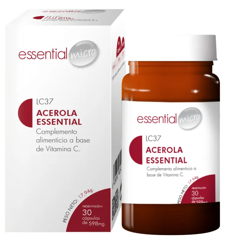 ACEROLA ESSENTIAL (30 cápsulas)-LC37