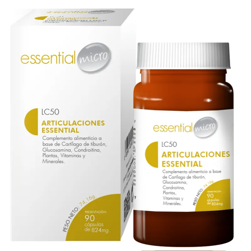 ARTICULACIONES ESSENTIAL (90 cápsulas)-LC50