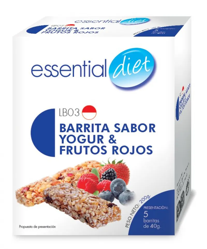 Barrita crisp yogur frutos rojos (5 raciones)-LB03