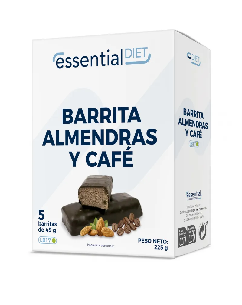 BARRITA DE ALMENDRAS Y CAFÉ (5 raciones)-LB17