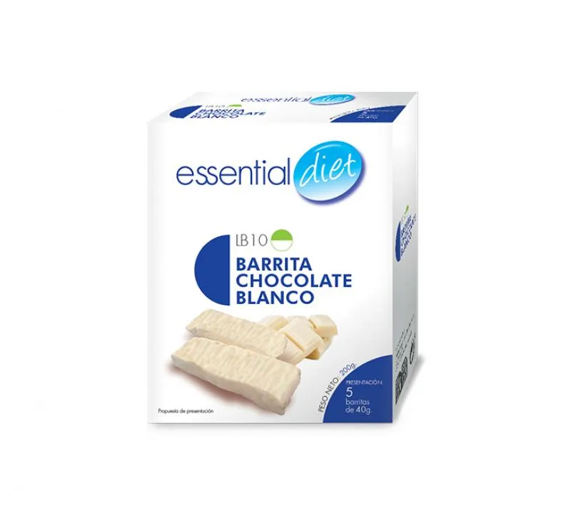 Barrita de chocolate blanco gama verde (5 raciones)-LB10