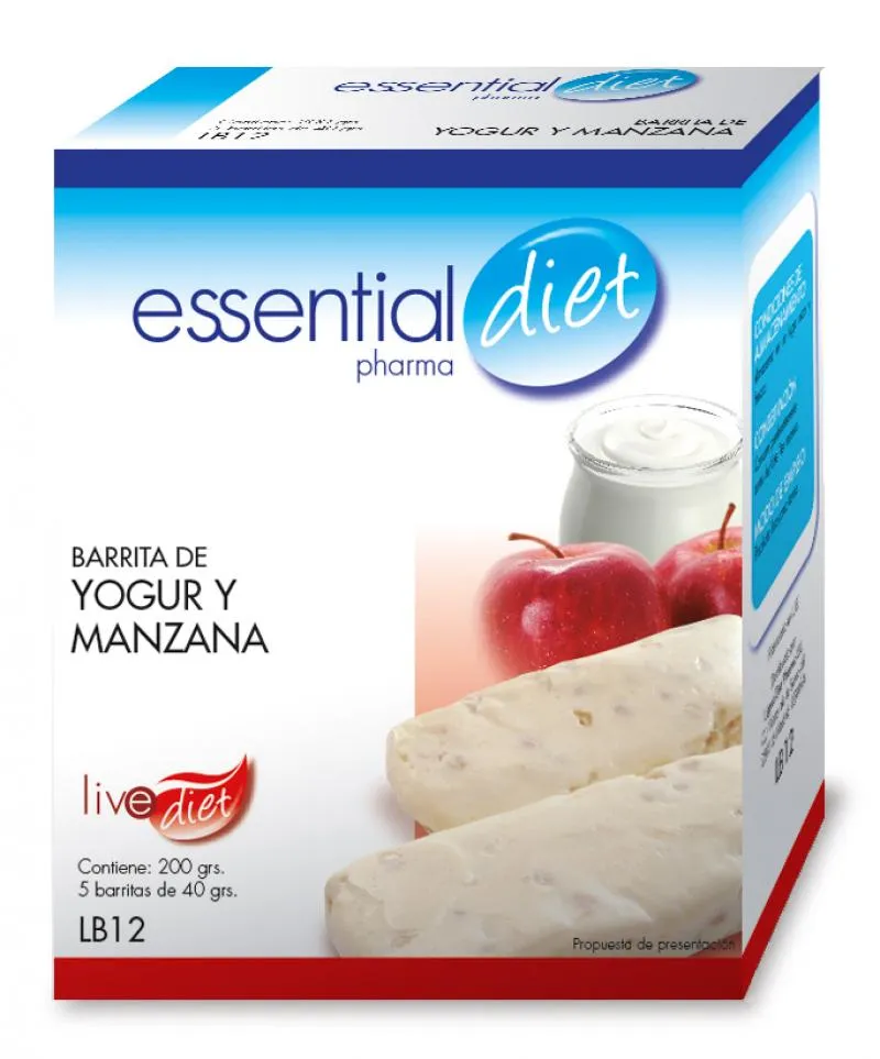 BARRITA DE YOGUR Y MANZANA (5 raciones)-LB12