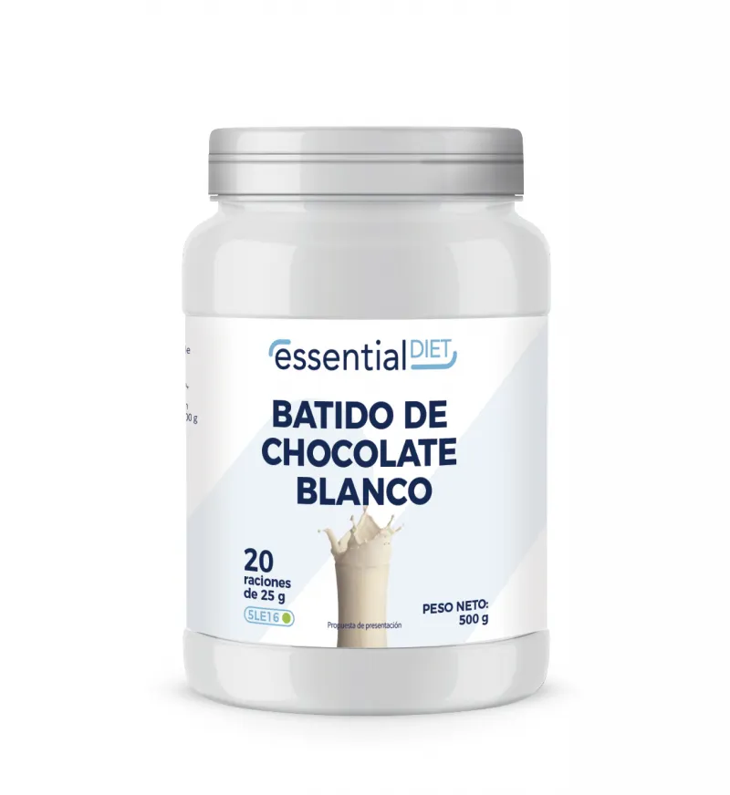 Batido de chocolate blanco formato económico 500 g (20 raciones)-5LE16