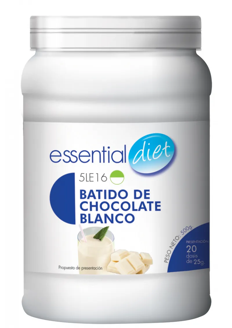 Batido de chocolate blanco formato económico 500G (20 raciones)-5LE16