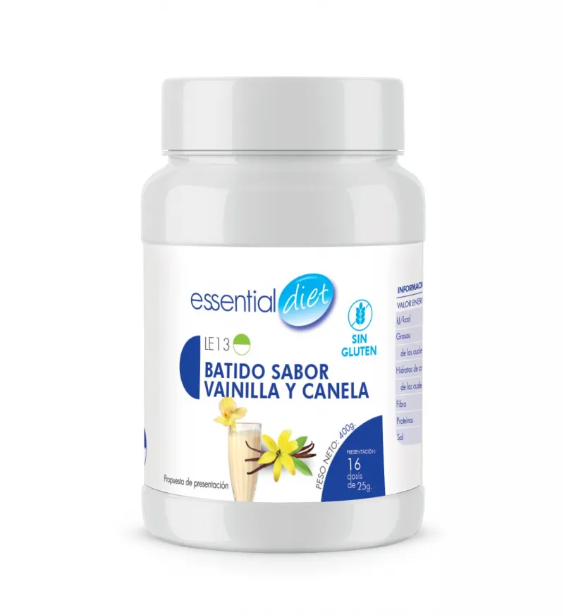 BATIDO VAINILLA CANELA FE (16 raciones) SIN GLUTEN-LE13