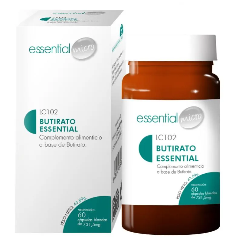 BUTIRATO ESSENTIAL (60 cápsulas)-LC102