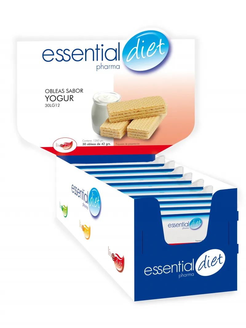 CAJA DE 30 OBLEAS SABOR YOGUR (30 raciones)-30LG12