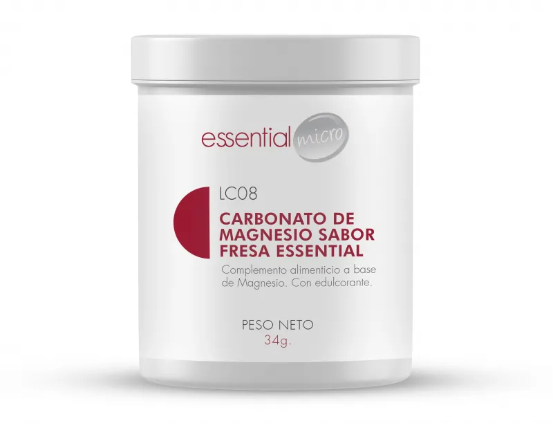 CARBONATO DE MAGNESIO sabor fresa ESSENTIAL (34g)-LC08