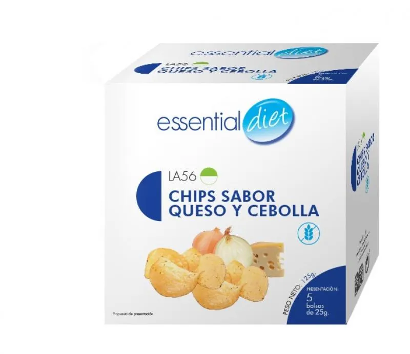 Chips sabor queso y cebolla (5 raciones)-LA56