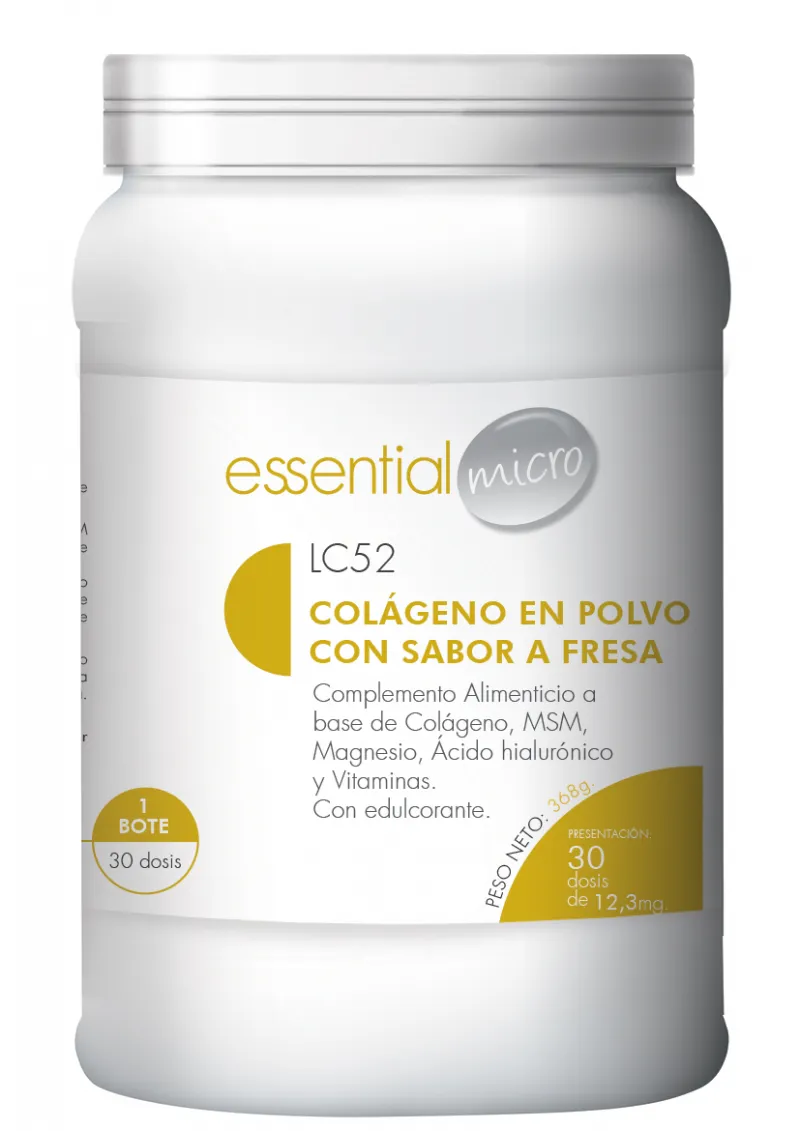 Colágeno en polvo con sabor a fresa (368 g)-LC52