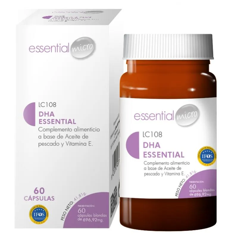 DHA 250mg ESSENTIAL (60 perlas blandas)-LC108