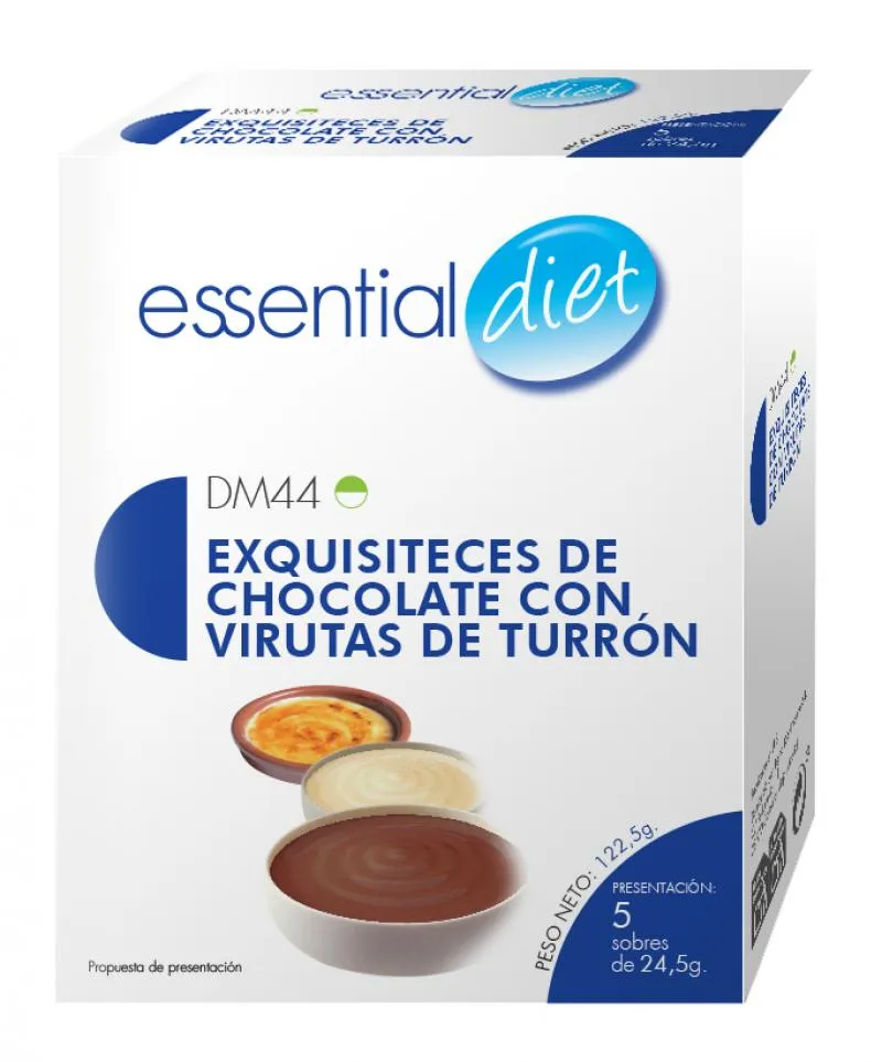 EXQ CHOCO CON VIRUTAS TURRÓN (5 raciones)-DM44