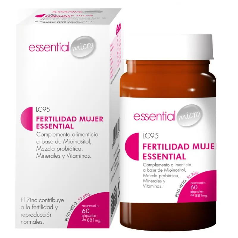 FERTILIDAD MUJER ESSENTIAL (60 cápsulas)-LC95