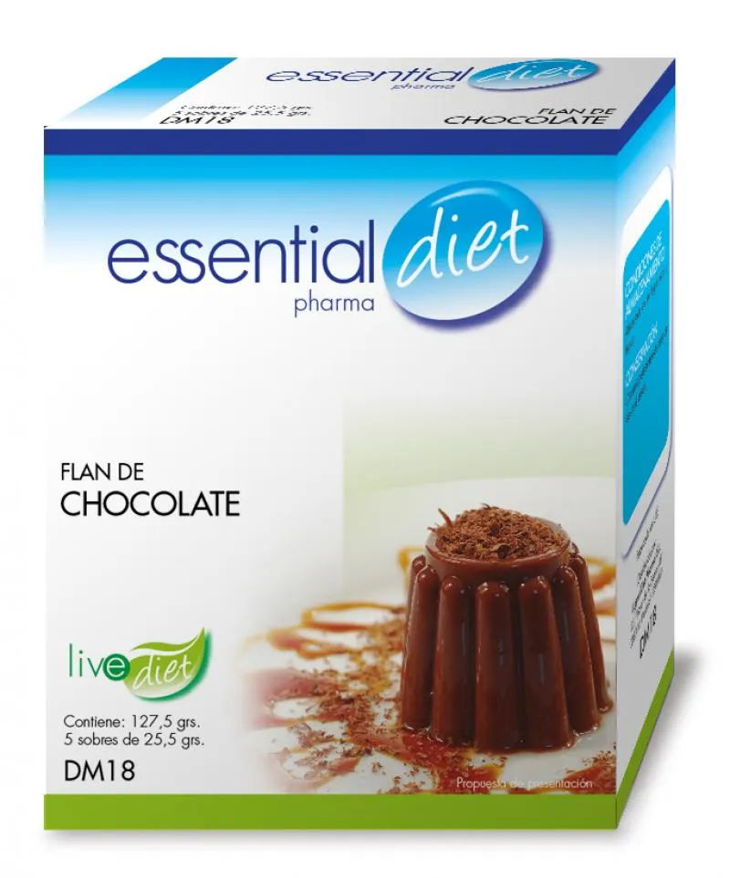 FLAN DE CHOCOLATE (5 raciones)-DM18