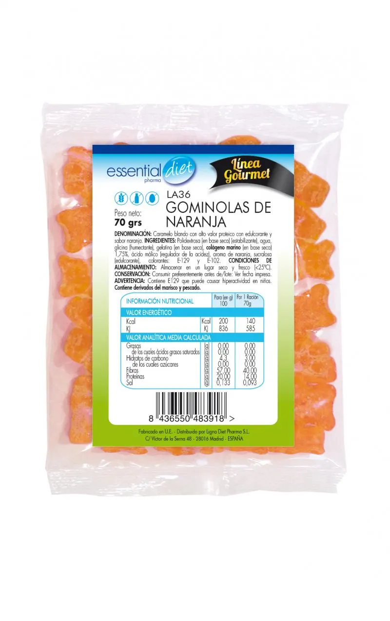 GOMINOLA DE NARANJA (1 ración)-LA36