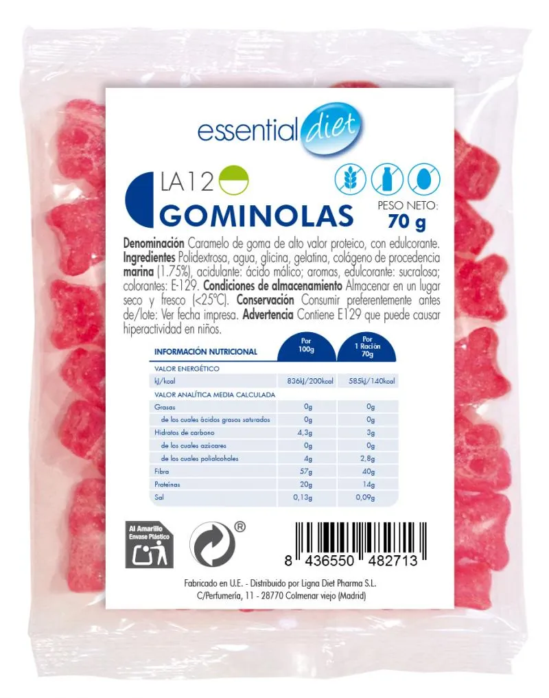 GOMINOLA FRESA (1 ración)-LA12