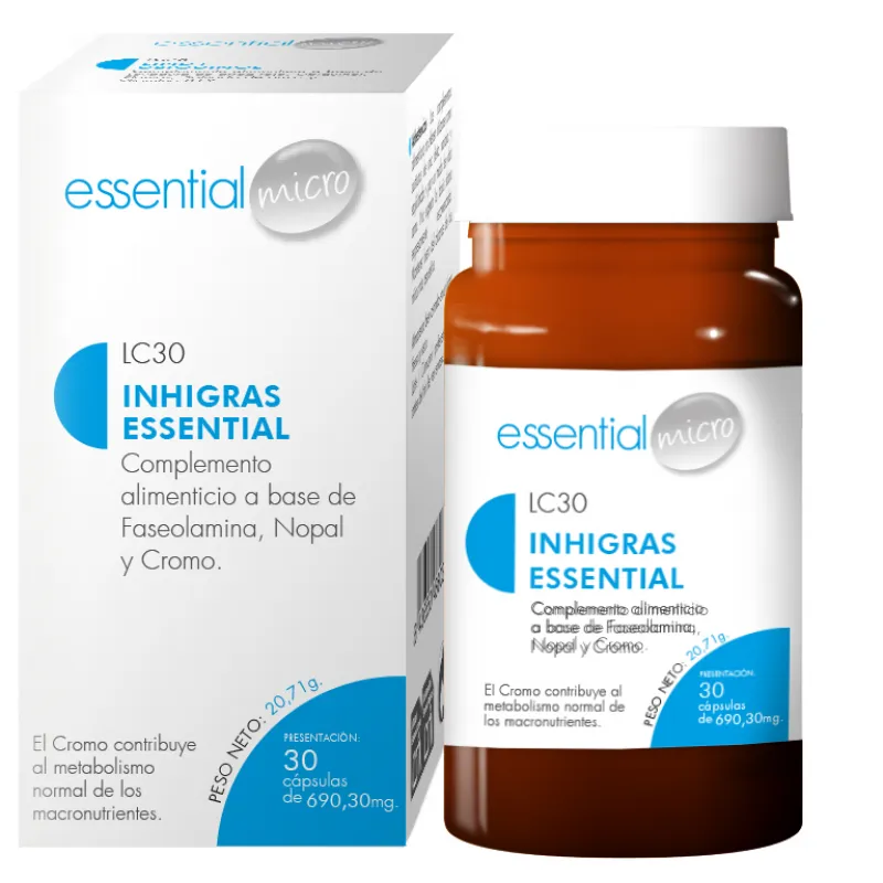 Inhigras Essential (30 cápsulas)-LC30