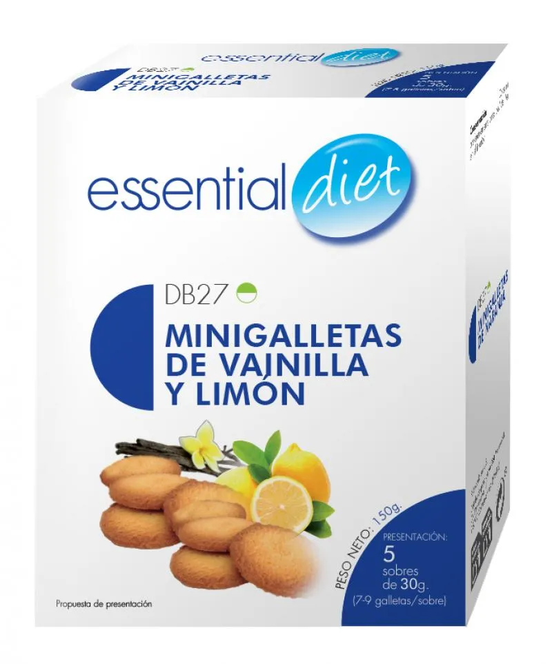 Mini galletas vainilla-limón (5 raciones)-DB27