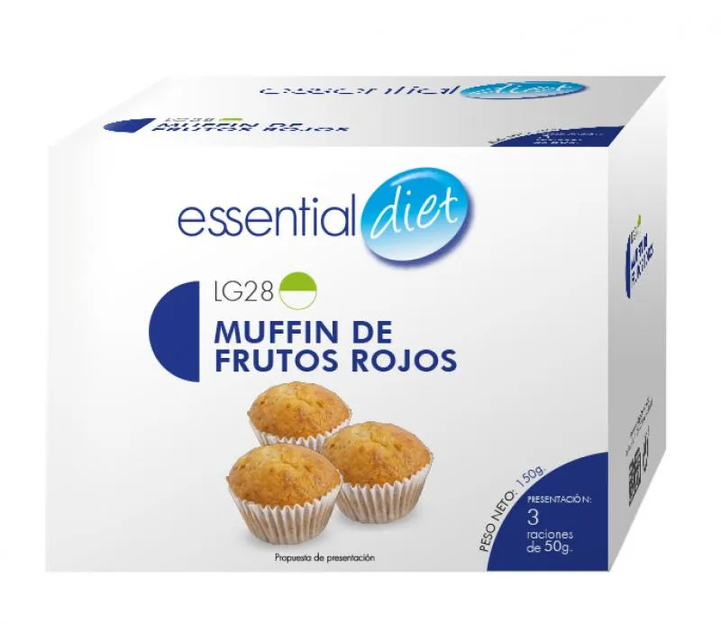 MUFFIN DE FRUTOS ROJOS (3 raciones)-LG28