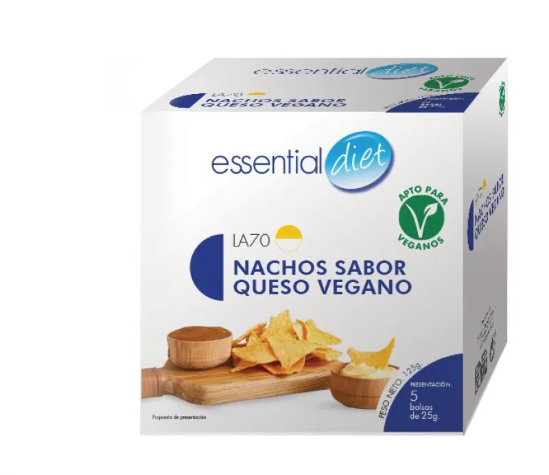 Nachos sabor queso vegano (5 raciones)-LA70