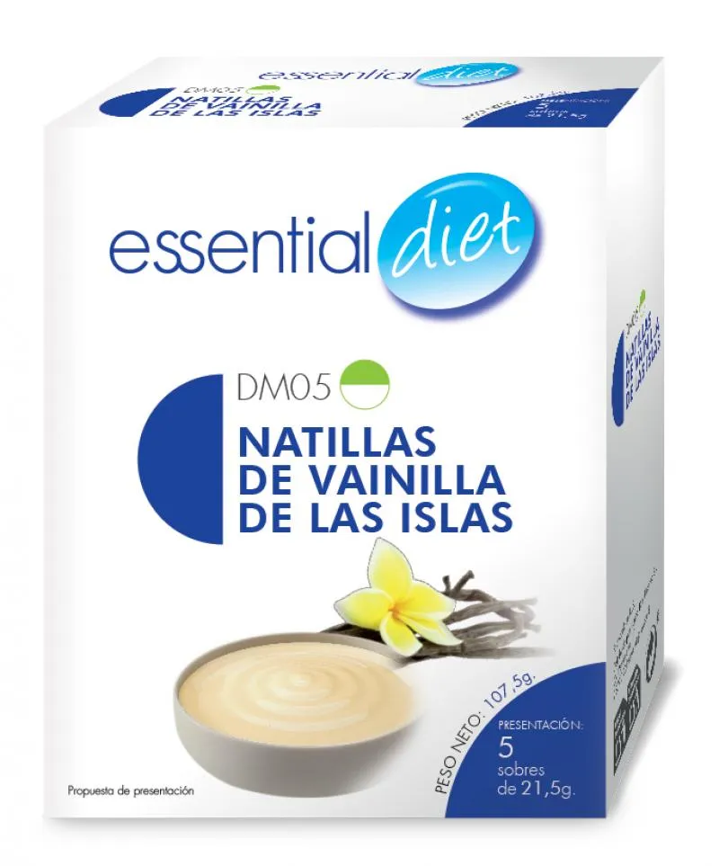 NATILLAS DE VAINILLA ESENTIAL (5 raciones)-DM05