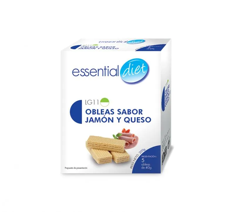 Oblea de jamón y queso Essential (5 raciones)-LG11