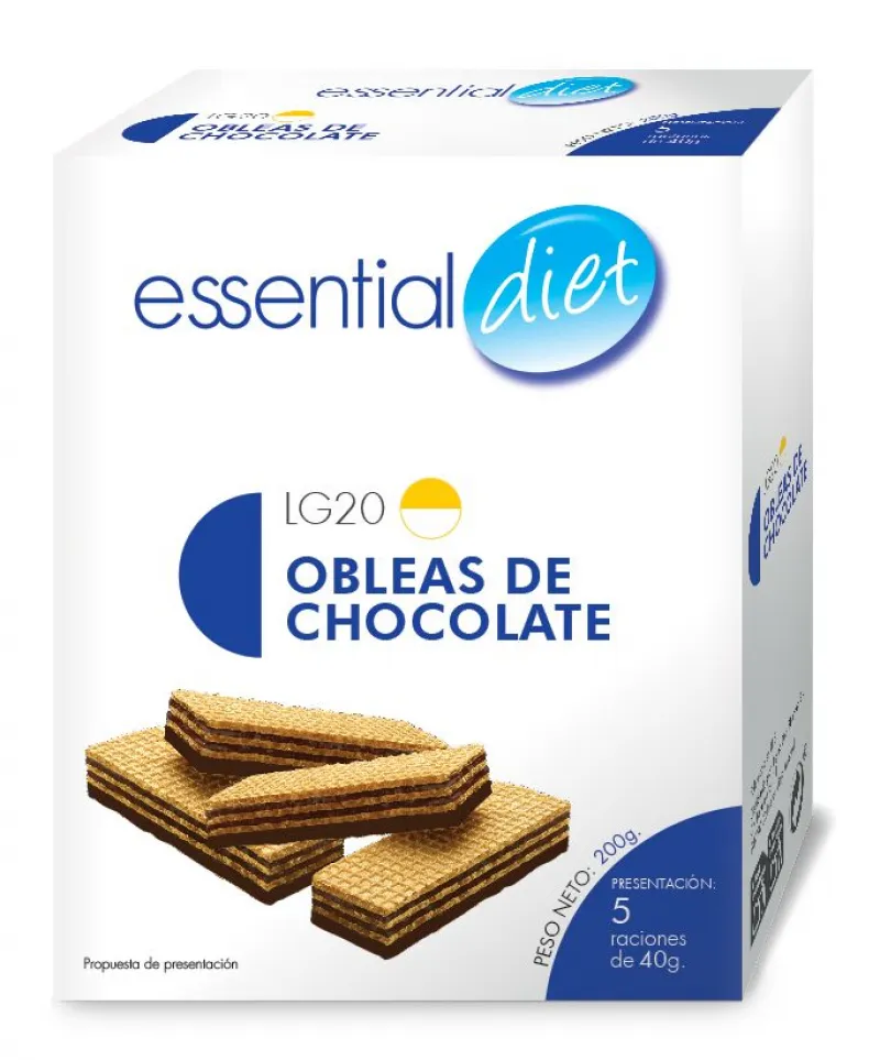 Obleas de chocolate (5 raciones).-LG20