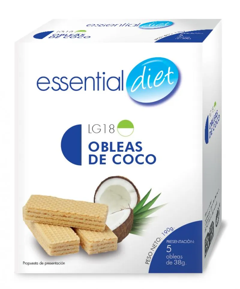 Obleas sabor coco (5 raciones)-LG18