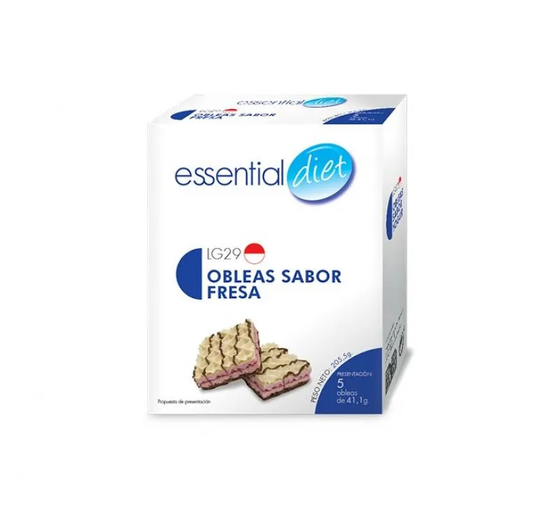 Obleas sabor fresa (5 raciones)-LG29