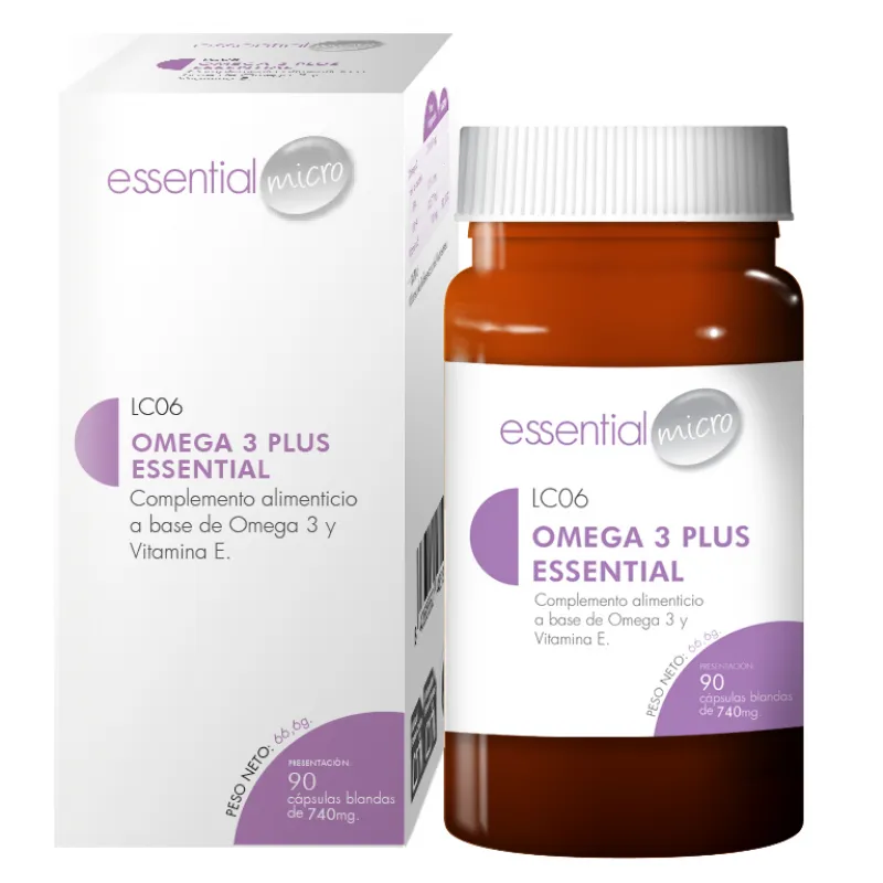 OMEGA 3 ESSENTIAL PLUS (90 cápsulas)-LC06