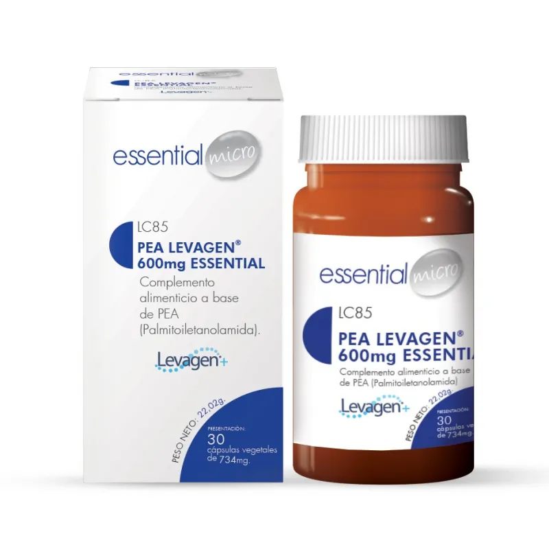 PEA Levagen® 600 mg ESSENTIAL (30 cápsulas)-LC85