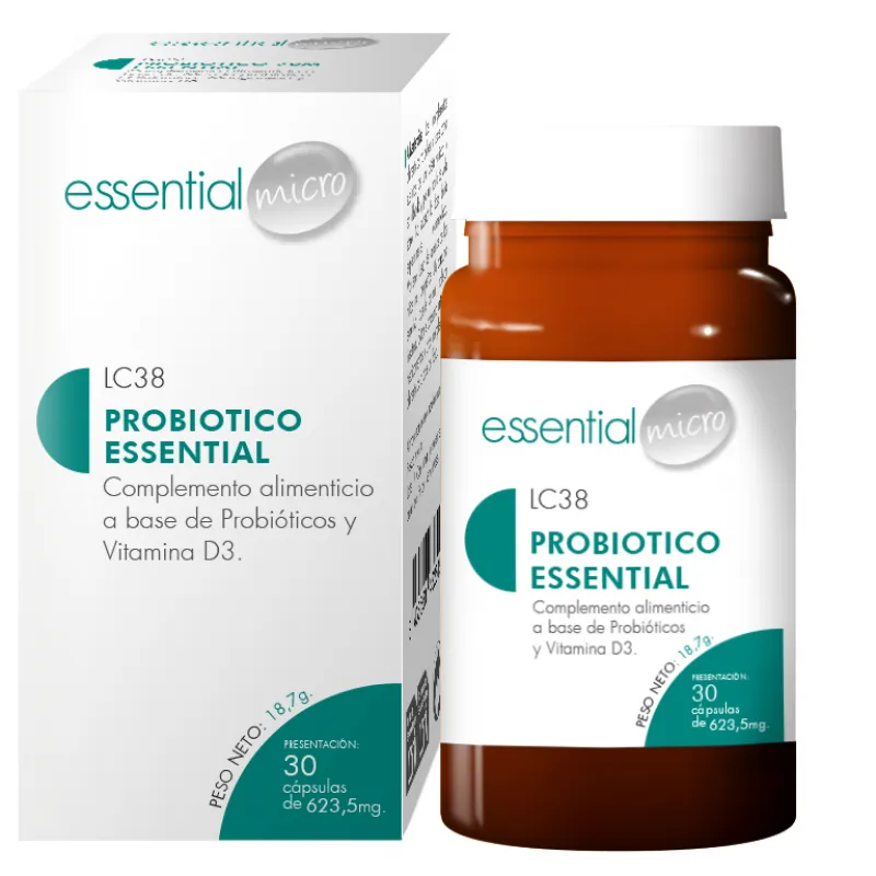 PROBIOTICO ESSENTIAL (30 cápsulas)-LC38 PROBIOTICO ESSENTIAL (30 cápsulas)-LC38