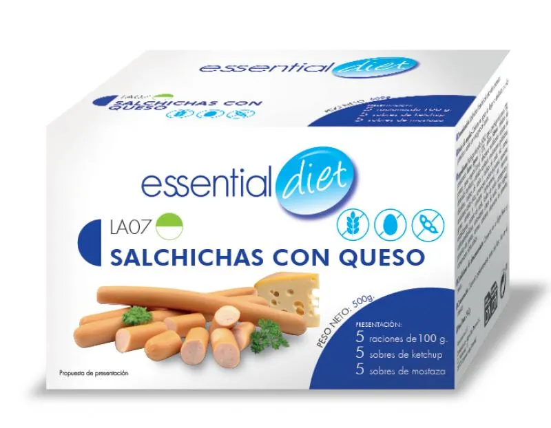 SALCHICHAS CON QUESO (5 raciones)-LA07