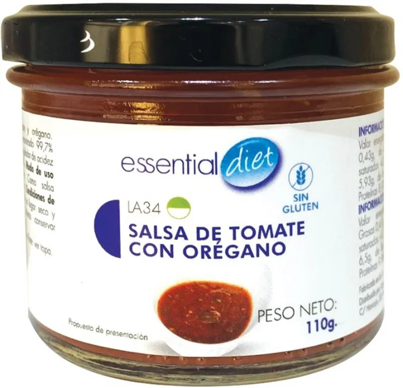 Salsa de tomate con orégano (2 raciones).-LA34
