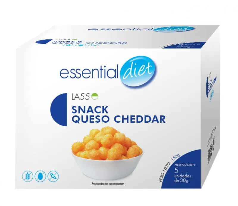 Snack de queso chedar (5 raciones)-LA55