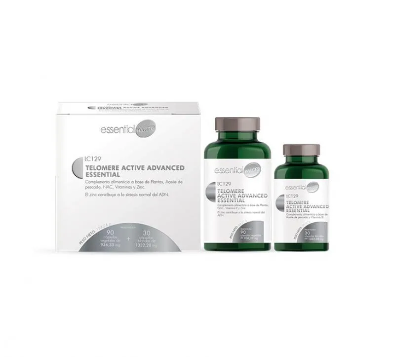 TELOMERE ACTIVE ADVANCED ESSENTIAL (90 cápsulas + 30 perlas blandas)-LC129