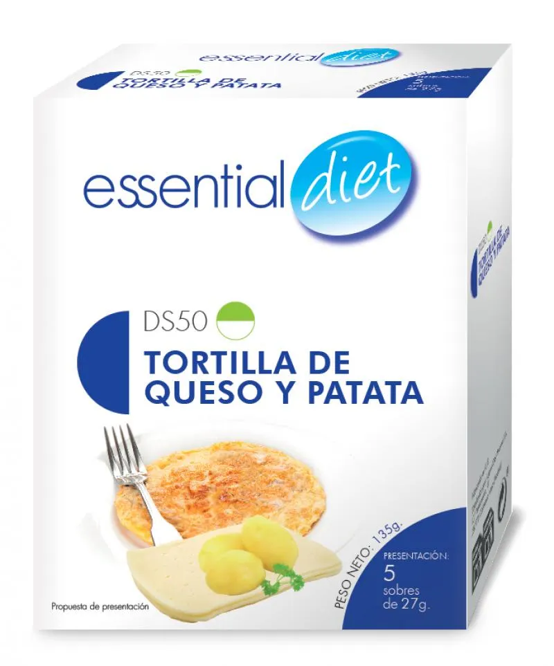 Tortilla de queso y patata (5 raciones)-DS50