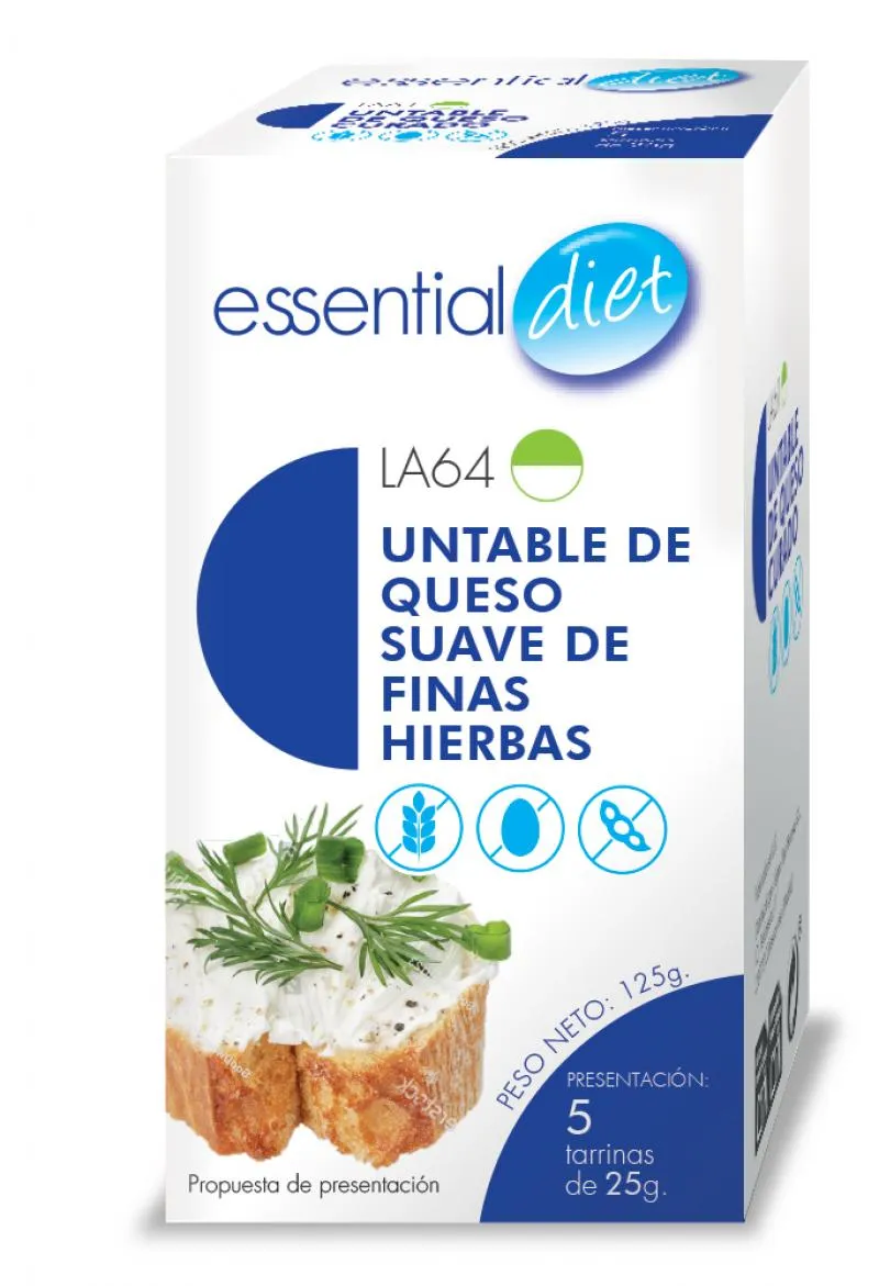 Untable de queso suave de finas hierbas (5 raciones)-LA64