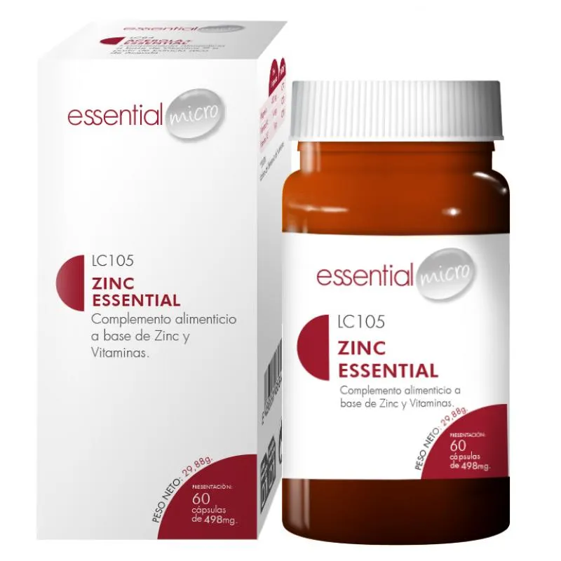 ZINC ESSENTIAL (60 cápsulas)-LC105